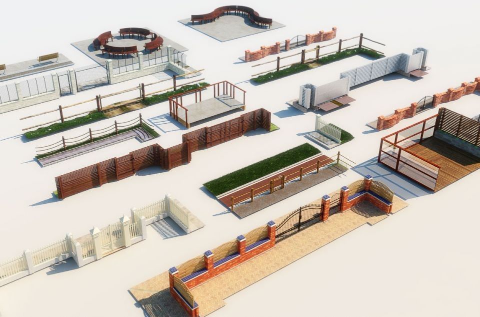 Archmodels vol. 116 - Lawns & Fences Puzzles