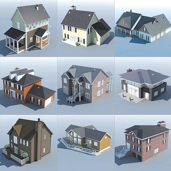 DOSCH 3D: American Houses