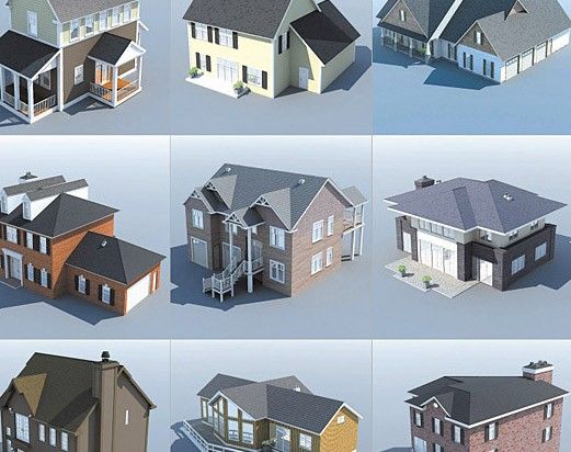 DOSCH 3D: American Houses